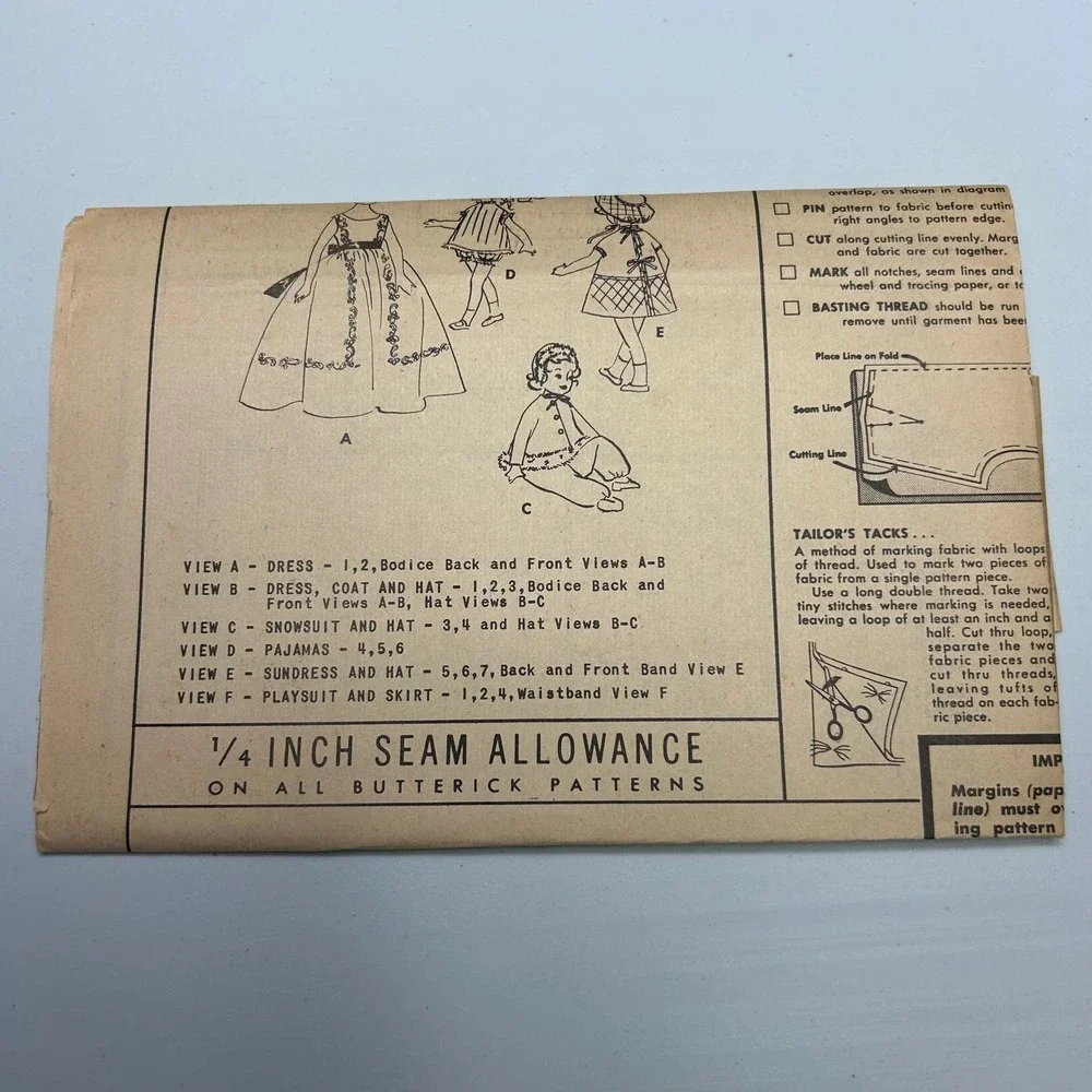 Butterick Vintage Mail Order‎ Pattern #9186 12